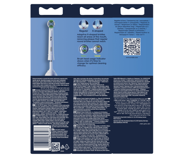 Oral-B Końcówki do szczoteczki ORAL-B PrecisionClean EB20RX (6szt.) - 1225913 - zdjęcie 4